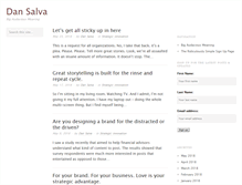 Tablet Screenshot of dansalva.com